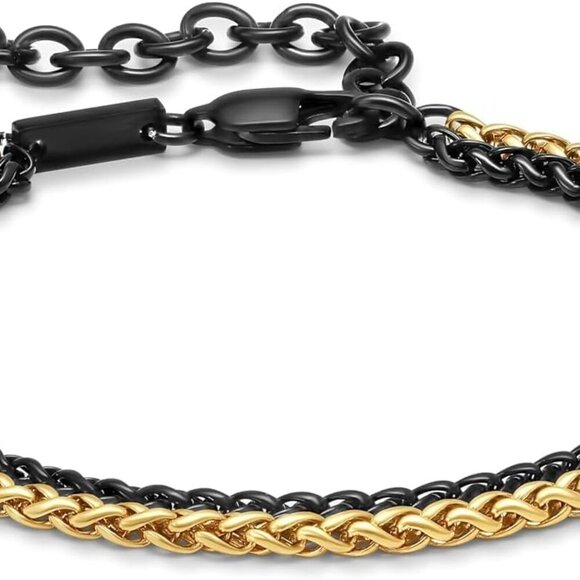 Other - Mens Bracelet Dvir - Stainless Steel for Men, Non Tarnish Rope Chain Bracelets,